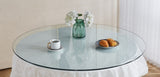 Tempered clear glass top.107CM W234P222601