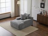 Oversized Chaise Lounge Chair Cozy Cloud Couch, Modern Plush Corduroy Upholstered Sleeper Sofa W3723P345160