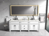 118 x6 Inch LED Bathroom Mirror with Aluminum Frame, Wall Mounted Vanity Mirror, Anti-Fog, Memory, W2287P311608