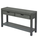 U_STYLE Console Table Entryway Table for Hallway Living Room with 2 Drawers and 1 Shelf N711P171693V