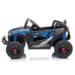 ZUN 12V kids Ride On Mini UTV, Electric Car with Front LED Lights and Horn, Single Seat with a Safety W2181137739