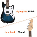 Full Size 6 String H-H Pickups GMF Electric Guitar with Bag Strap Connector 93135575