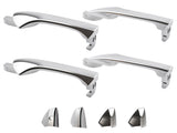 Chrome Door Handle fit for Honda Accord 08-12 Left Right Front Rear 4pcs Set 12259905