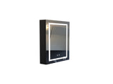 Bathroom Wall Cabinet Matte Black Medicine Cabinet with Mirror,with LED Light T3785P491989