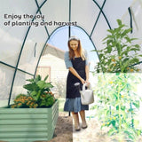 Greenhouse with 2 Doors 6' x 6' x 6.6', White 12112593