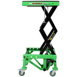 350 lbs Hydraulic Motorcycle Jack Lift Foot Step Wheels for Small Dirt Bikes,ATV Dirt Bike W465P265015