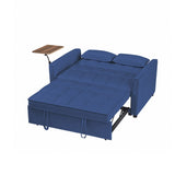 Blue Velvet Loveseat Sofa Bed W588P190564
