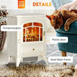 Electric Fireplace Heater LED Flame Fireplace Stove 83287538