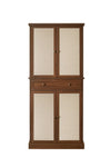 ZUN 4 Door Cabinet with 1 Drawer, with 4 Adjustable Inner Shelves, Storage Cabinet W688141543