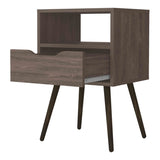 Allie Nightstand, Superior Top, Open Shelf, One Drawer B128P148650