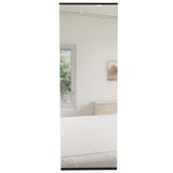 Leto Wall Mounted Shoe Rack With Mirror, Single Door, Capacity For Ten Shoes -Black B20091927