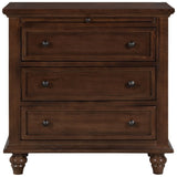 U_STYLE 3-Drawer Storage Wood Cabinet, End Table with Pull out Tray WF319367AAD
