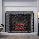 FIRE SCREEN 65179.00BLKSILV
