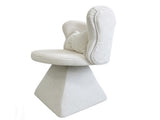Vanity Chair with Butterfly Back,Swivel Accent Chair Dining Chairs,Makeup Stool for Bedroom Dressing 13176265