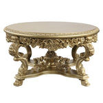 ZUN ACME Bernadette DINING TABLE Gold Finish DN01469