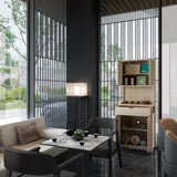 BAMBOO TEA CABINET W2207P242502