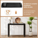 46 inch Pinewood Table, Console Table Entrance Table, Narrow Sofa Table for Living Room 99900633