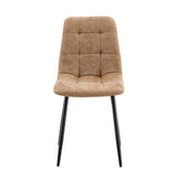 ZUN Modern Style Dining Chair Mid Century Modern Chair, Shell Lounge Upholstered Chair with Metal Legs N752P186178G