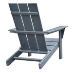 ZUN Outdoor Adirondack Chair for Relaxing, HDPE All-weather Fire Pit Chair, Patio Lawn Chair for Outside W1889140912