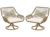 Outdoor Garden Bench Garden chair Swivel Chairs Set of 2 69125974