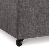 Modern Large Comfort Sofa Ottoman with Storage, Modular Sectional Storage Ottoman With Wheels For W2186P178509
