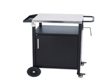 Outdoor Grill Table Cart with Stainless Steel Movable Kitchen Island with Large Storage 21663639