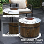 ZUN Outdoor Fire Pit 36786397