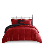 King Plush to Sherpa Down Alternative Comforter Set B035100472
