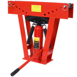 12 Ton Pipe Bender Manual Hydraulic, Piping Bending Exhaust Tube Fabric with 6 Dies, Adjustable W465P192106