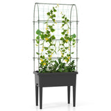 ZUN Garden bed elevated flowerpot 21883001