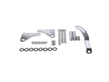 Power Steering Pump Bracket Kit and 2 Groove Keyway Pulley Fit for Small Block Chevy 265 283 305 327 19685668
