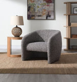 Livia Brown & Gray Tweed Accent Chair B2726P354511
