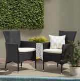 Clementine Outdoor Multibrown PE Wicker Dining Chairs 56447.00ABEI