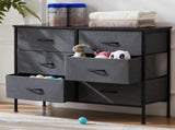 6 Drawer Fabric Dresser for Bedroom, Chest of Drawer Organizer Storage Cabinet for Closet, Entryway, 79981284