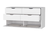 White 4-Drawer Dresser B062P175093