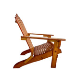 Outdoor or indoor Wood Adirondack chair, foldable, OAK W495P286083