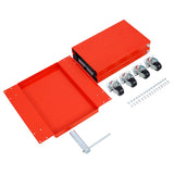 1100lb Motorcycle lift with dolly Jack,Scissor Lift Jack Wide Deck,Front Rear Center Tire Wheel W46540328