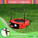 ZUN XTP003 Assembled children's trampoline happy expression outdoor indoor dual-use ladybug black W171194394