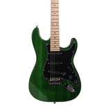GST Stylish Electric Guitar Kit with Black Pickguard Green 16945170