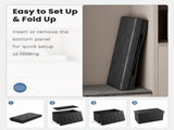 30 Inches Folding Ottoman with Storage Bench, Foot Rest Stool, End of Bed Storage Bench , Load 660 32057339