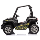 ZUN 12V Dual-drive remote control electric Kid Ride On Car,Battery Powered Kids Ride-on Car Camouflage W1811110572