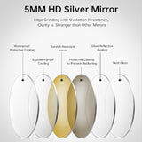 32'' LED Round LED Bathroom Mirror with Lights-Wall Mount Vanity, Anti-Fog, 3 Color Temperature W2709P242511