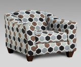 Camero Fabric Pillowback Arm Chair T2574P195450