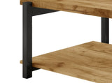 Rustic Metal TV Console for TVs up to 48", Light Oak 94803222