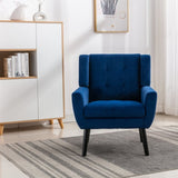 Modern Soft Velvet Material Ergonomics Accent Chair Living Room Chair Bedroom Chair Home Chair With W67639362