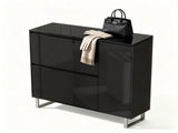 () 2-Drawer Flip-Up 1 Side Door with Bottom Lighting Shoe 22408430