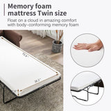 ZUN 57.5" Orisfur Pull Out Sofa Bed Loveseat Sleeper with Twin Size Memory Mattress for Living Room WF305474AAD