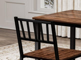 Dining Table Set, Bar Table with 2 Dining chairs, Table Counter with Chairs, Industrial for 32736707