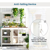 TOPMAX 66" Large Outdoor Farmhouse Wooden Potting Bench Table, Garden Workstation with 2 Drawers, WF300211AAK