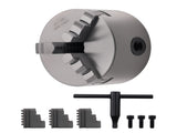 100mm 3 Jaw Lathe Chuck Self Centering K11-100 0.05mm w/ Internal External 13250839